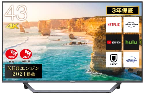 【2022年にテレビごと交換修理】Hisense テレビ 43E6G 2022年にテレビごと交換修理】Hisense テレビ 43E6G 2022年に